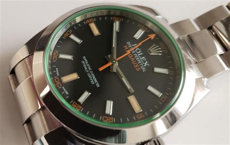 rolex milgauss crystal replacement|rolex milgauss 11640 price.